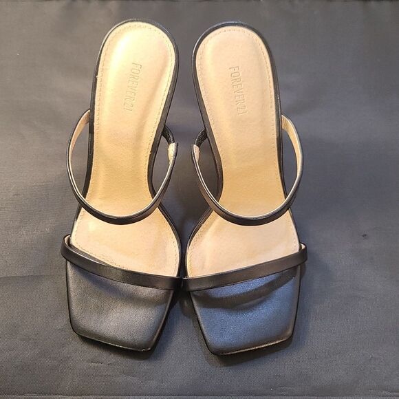 FOREVER 21 HIGH HEELS SLIPPERS WOMEN'S SANDALS G1 - Picture 2 of 16